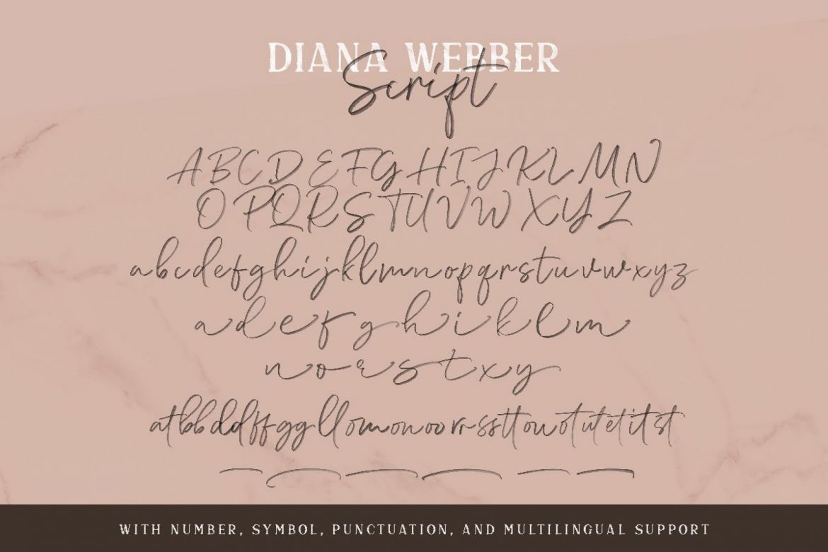 Diana Webber - SVG Font Duo - view 12