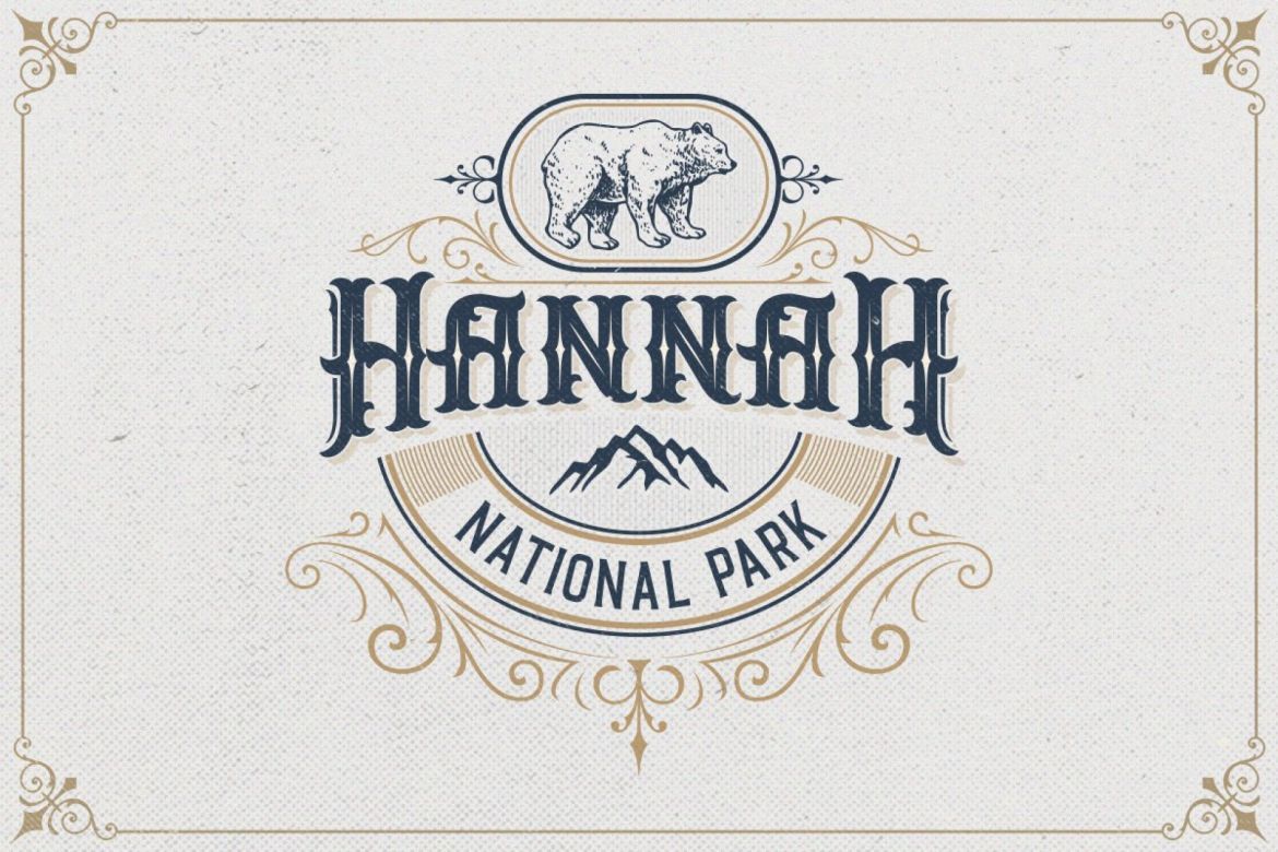 Arlington Layered Font & Ornaments - view 8