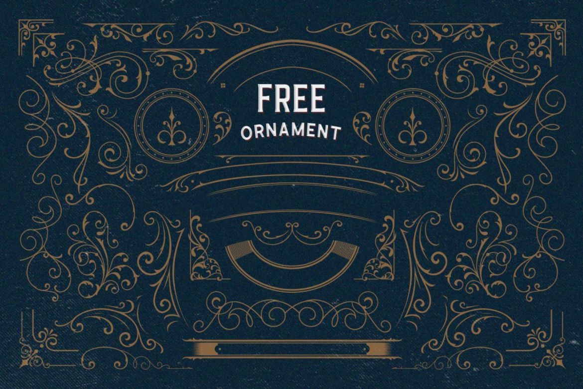 Arlington Layered Font & Ornaments - view 9