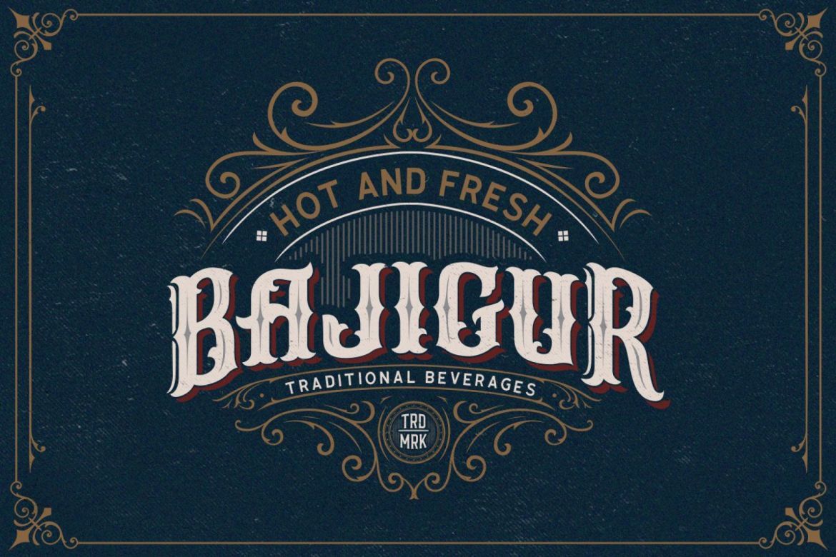 Arlington Layered Font & Ornaments - view 11