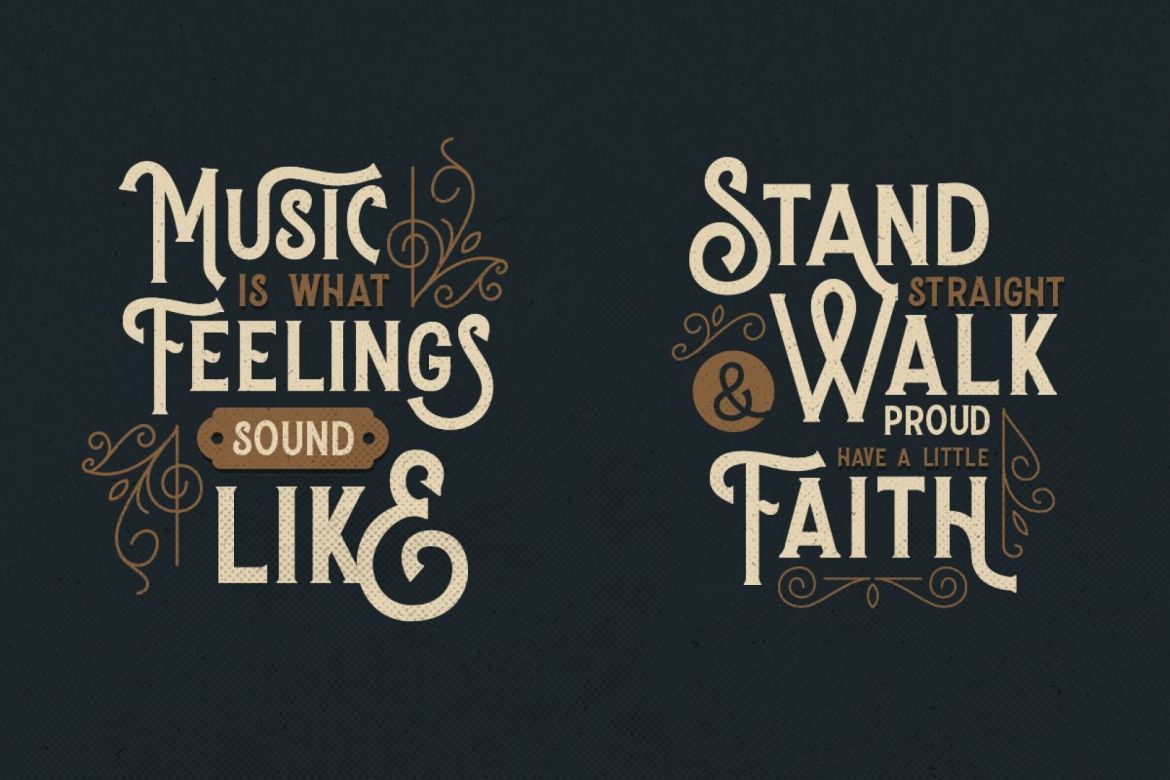 Stomper - A Vintage Display Font - view 3