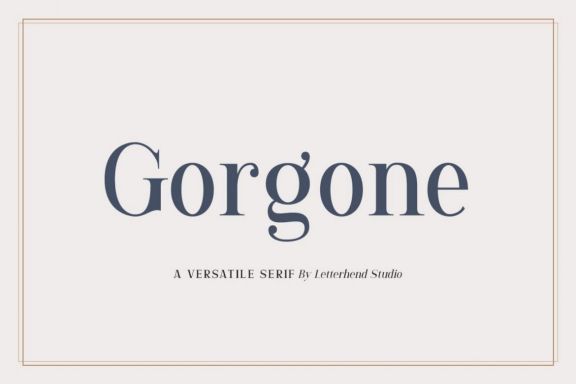 Gorgone - A Versatile Serif