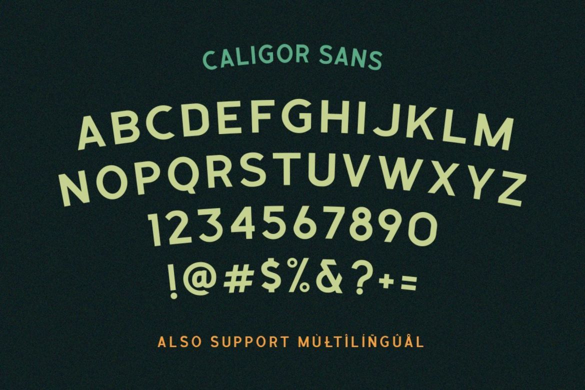 CALIGOR - Display Typeface - view 6