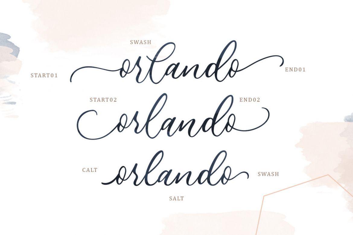 Athalia - Modern Calligraphy Script - view 3