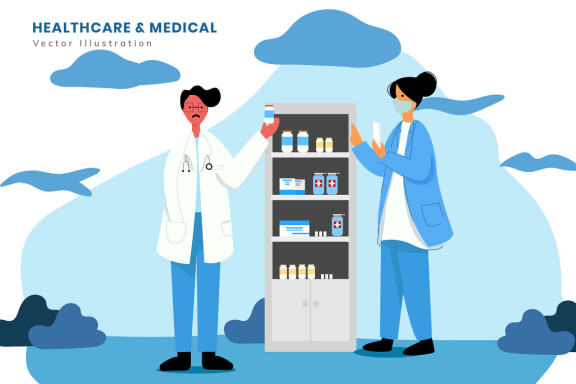 Multipurpose Modern Healthcare Medical Vector Illustration