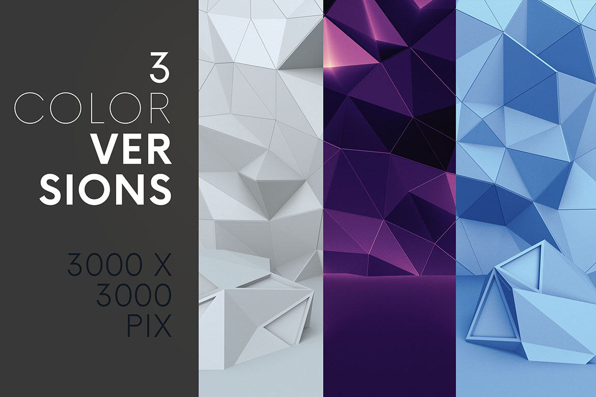 6 Futuristic 3D Room Backgrounds 2 - view 3