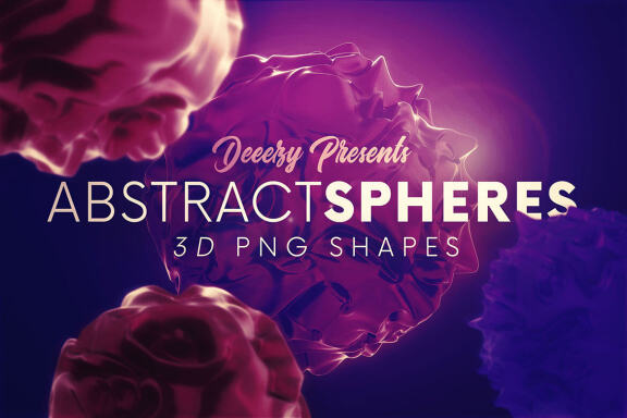 6 Free Abstract 3D Sphere Shapes