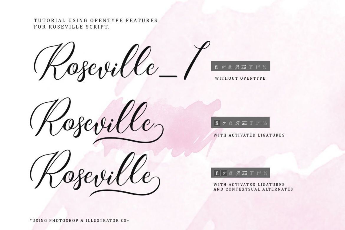 Roseville Script - view 10