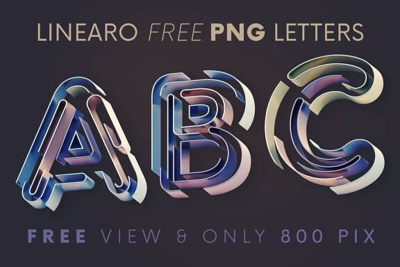 Linearo - Free 3D Lettering