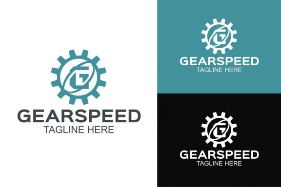 Gear Speed Logo - view 1