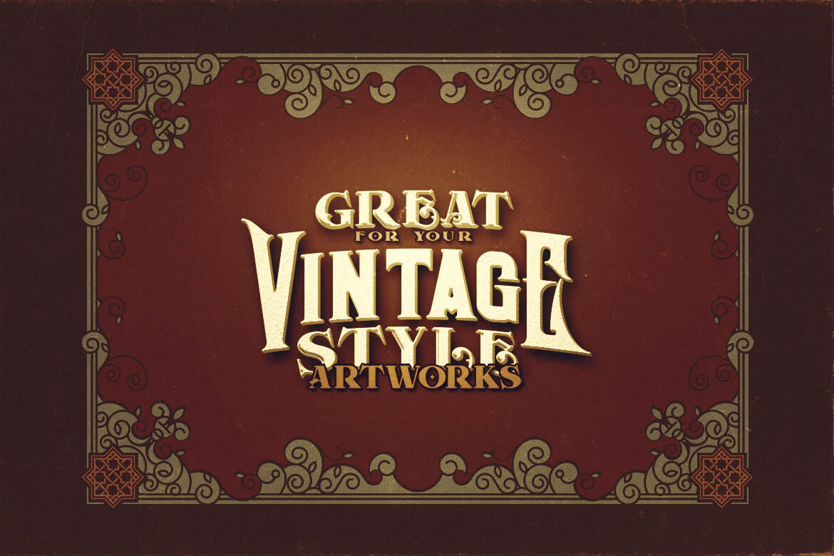 4 Linear Decorative - Free Frames - view 3