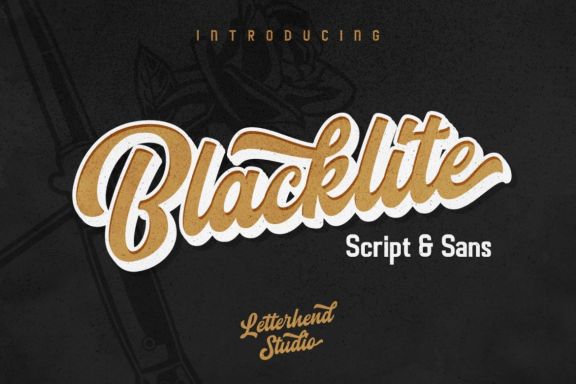 Blacklite - The Bold Script & Sans