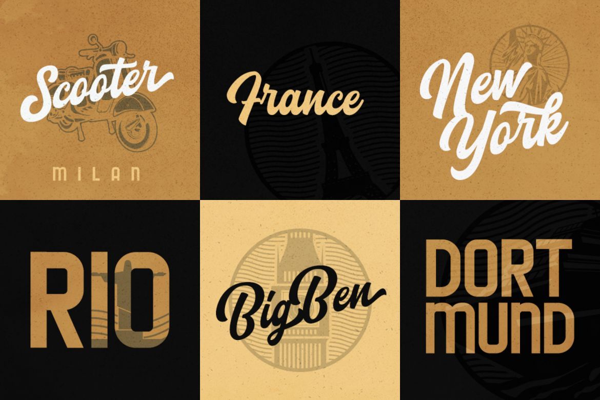 Blacklite - The Bold Script & Sans - view 5