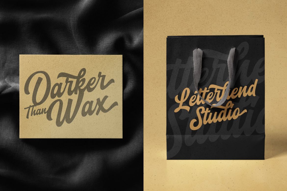 Blacklite - The Bold Script & Sans - view 6