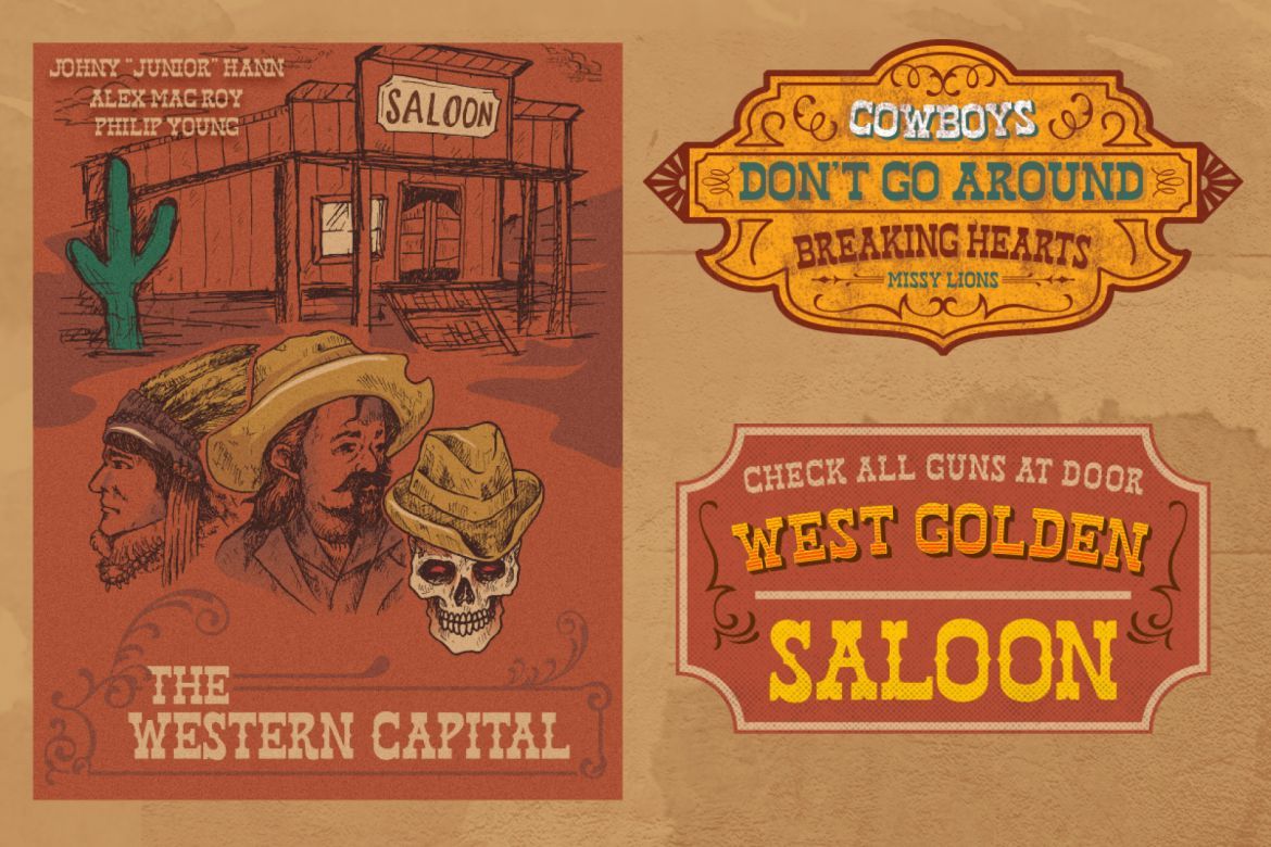 West Hood Layered Font - view 5