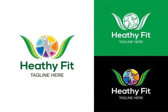 Healthy Fitness Logo