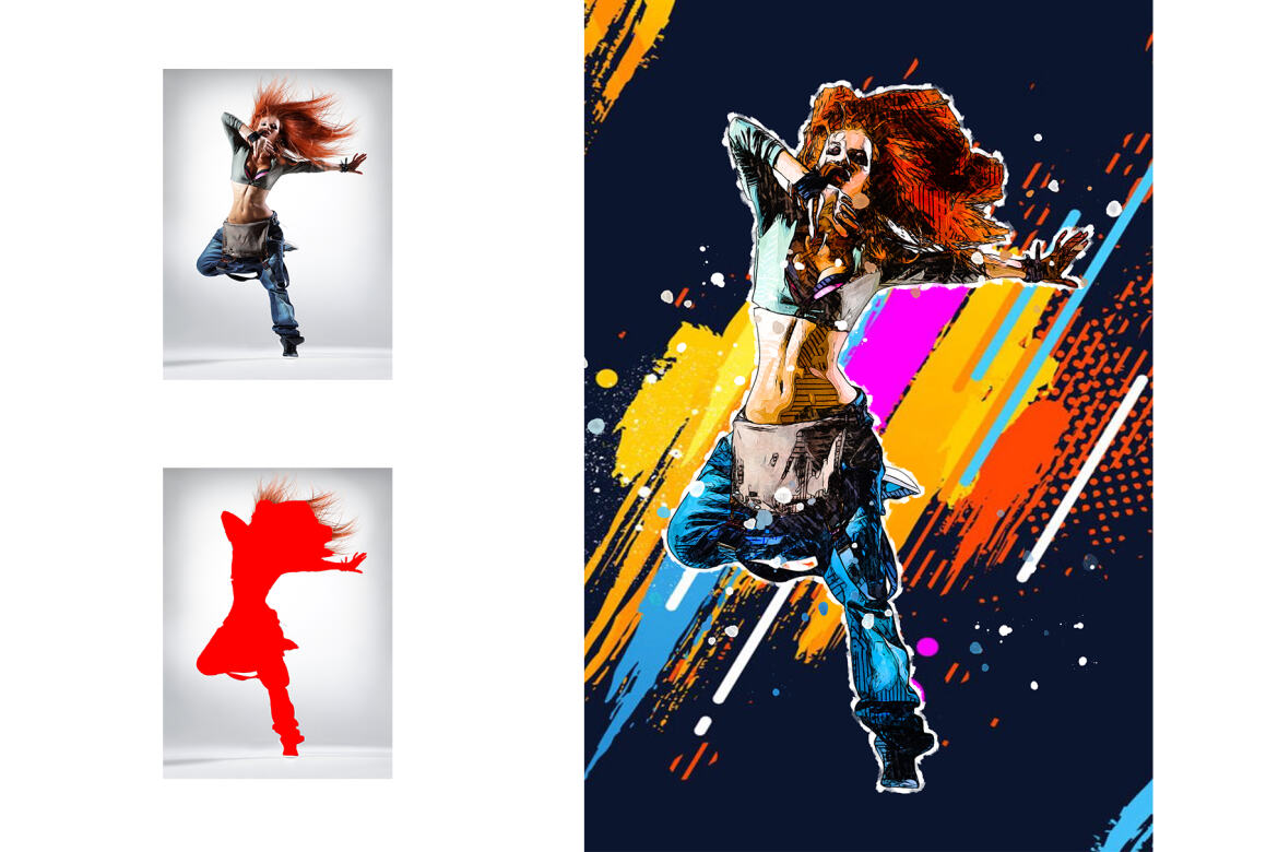 Free Color Vector Photoshop Action - view 5