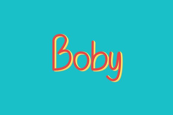 Boby - Free Marker Font