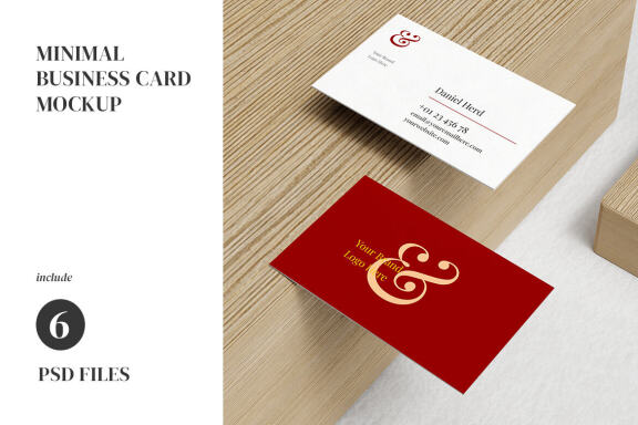 Minimal Business Card - Free Mockups