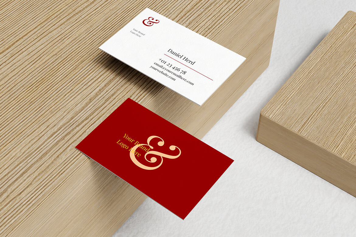 Minimal Business Card - Free Mockups alt