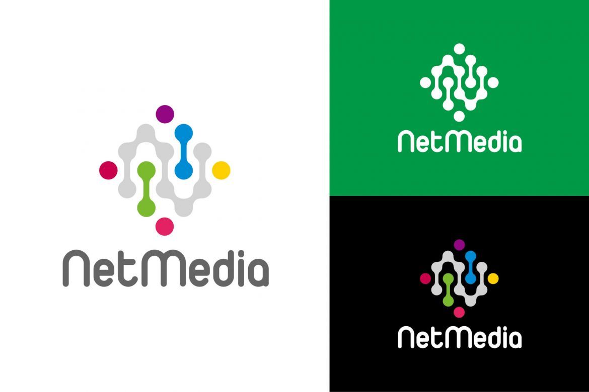 Net Media Logo - view 2