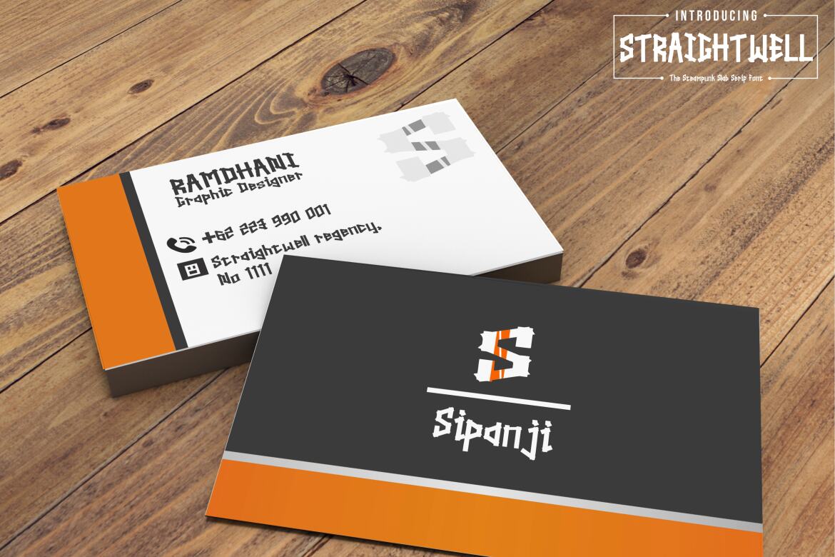 Straightwell - Free Font - view 7