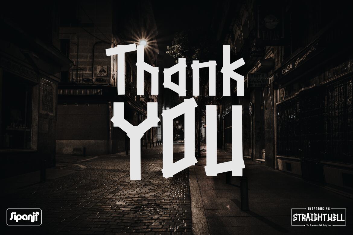 Straightwell - Free Font - view 3