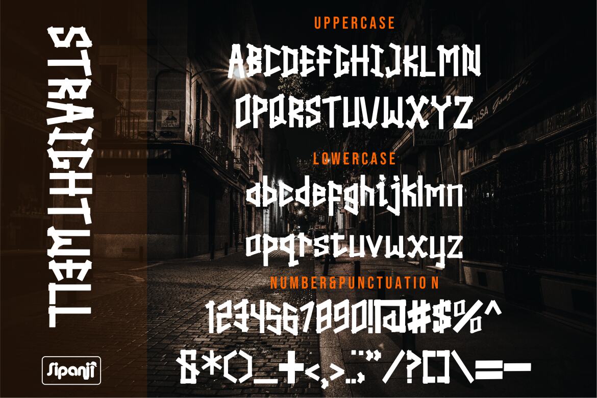Straightwell - Free Font - view 2
