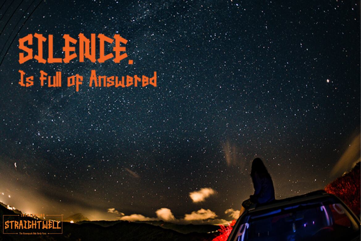 Straightwell - Free Font alt