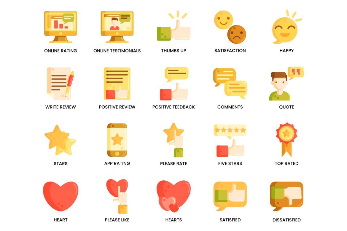 60 Survey & Feedback Icons | Caramel alternate