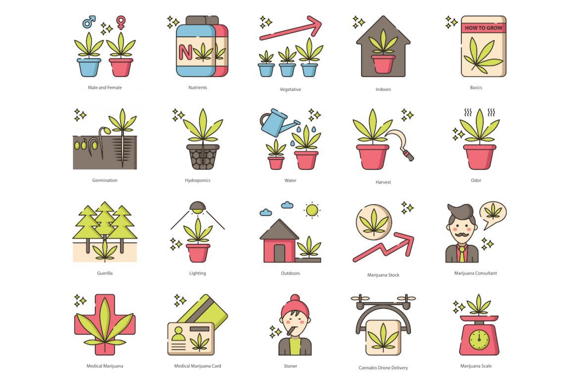 84 Marijuana & Weed Icons | Hazel - view 3