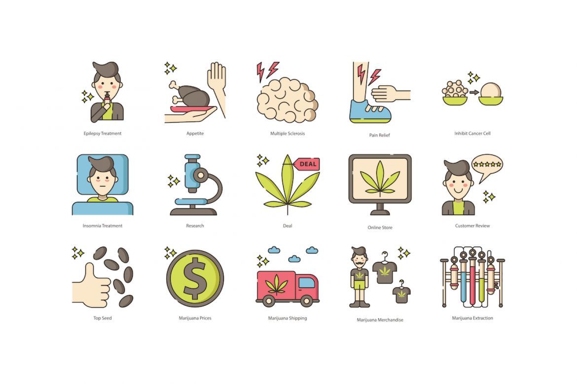84 Marijuana & Weed Icons | Hazel - view 5