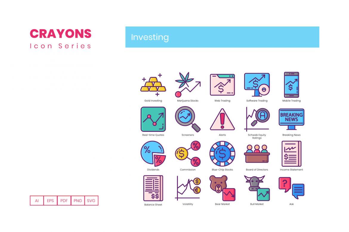 55 Investing Icons | Crayon - view 3