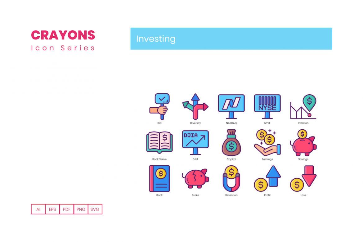 55 Investing Icons | Crayon - view 4