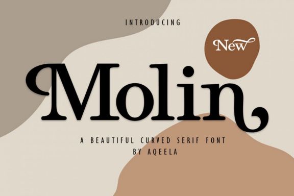 Molin Curved Serif Font