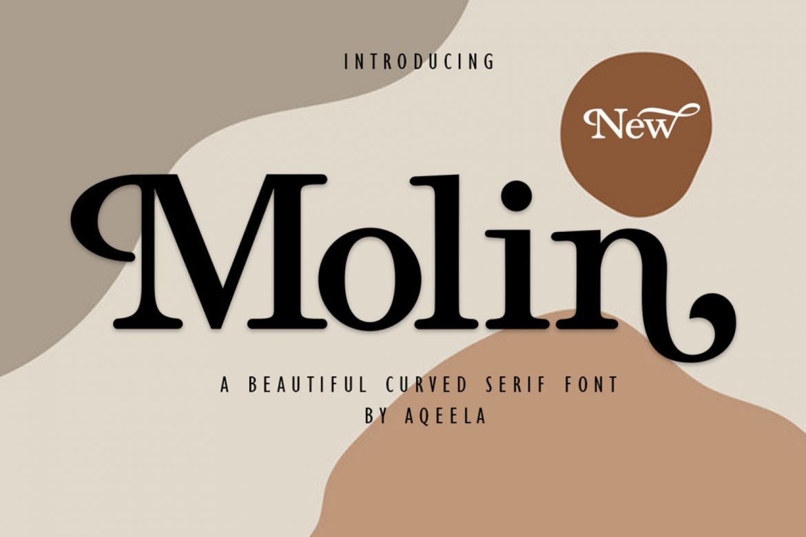 Molin Curved Serif Font - view 8