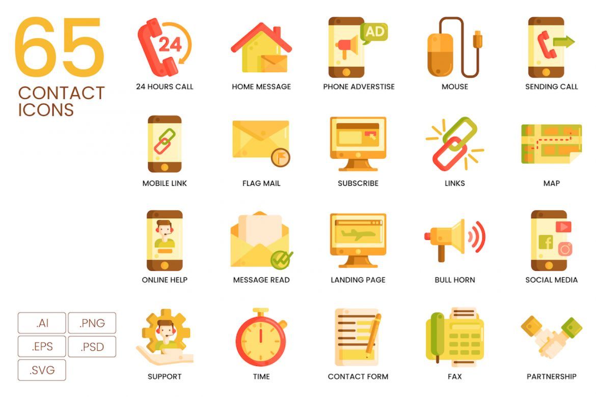 900+ Icons - Caramel Vector Bundle - view 4