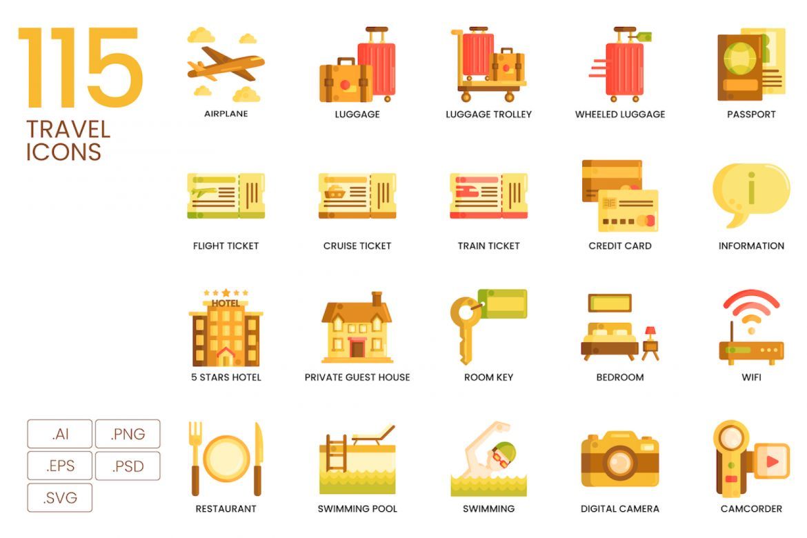 900+ Icons - Caramel Vector Bundle - view 12