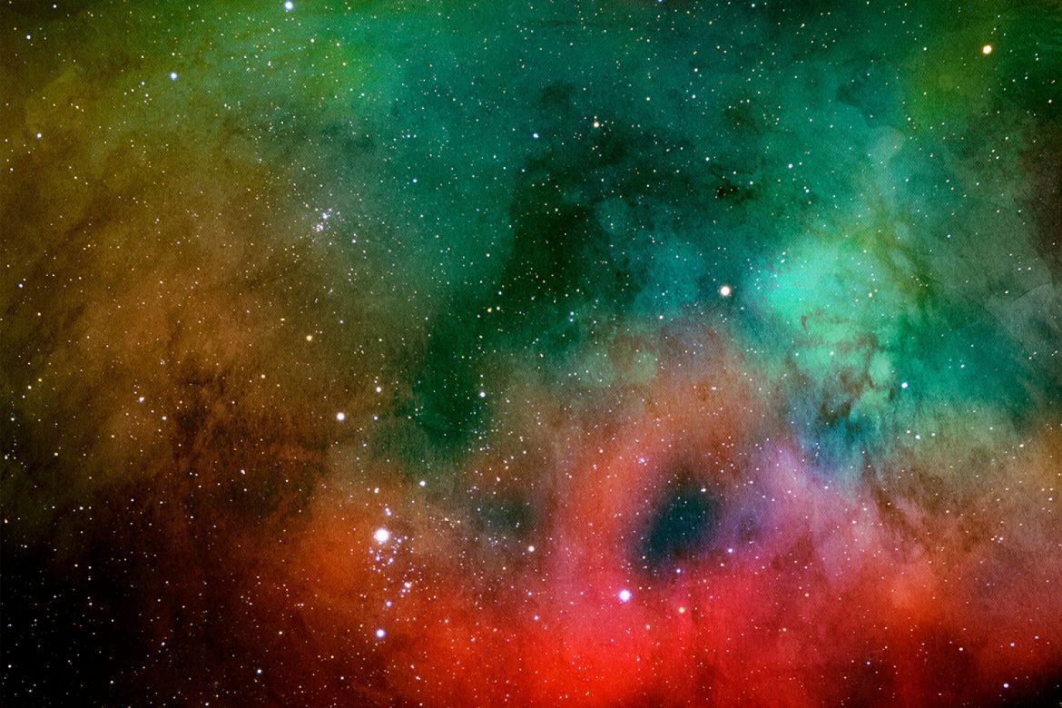 Space Watercolor Backgrounds - view 6