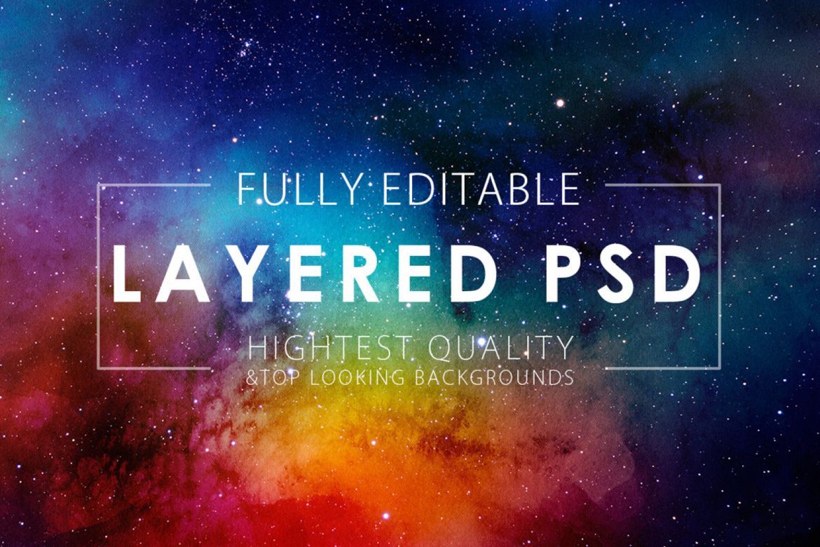 Space Watercolor Backgrounds - view 7