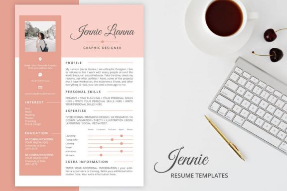 Jennie Resume Template