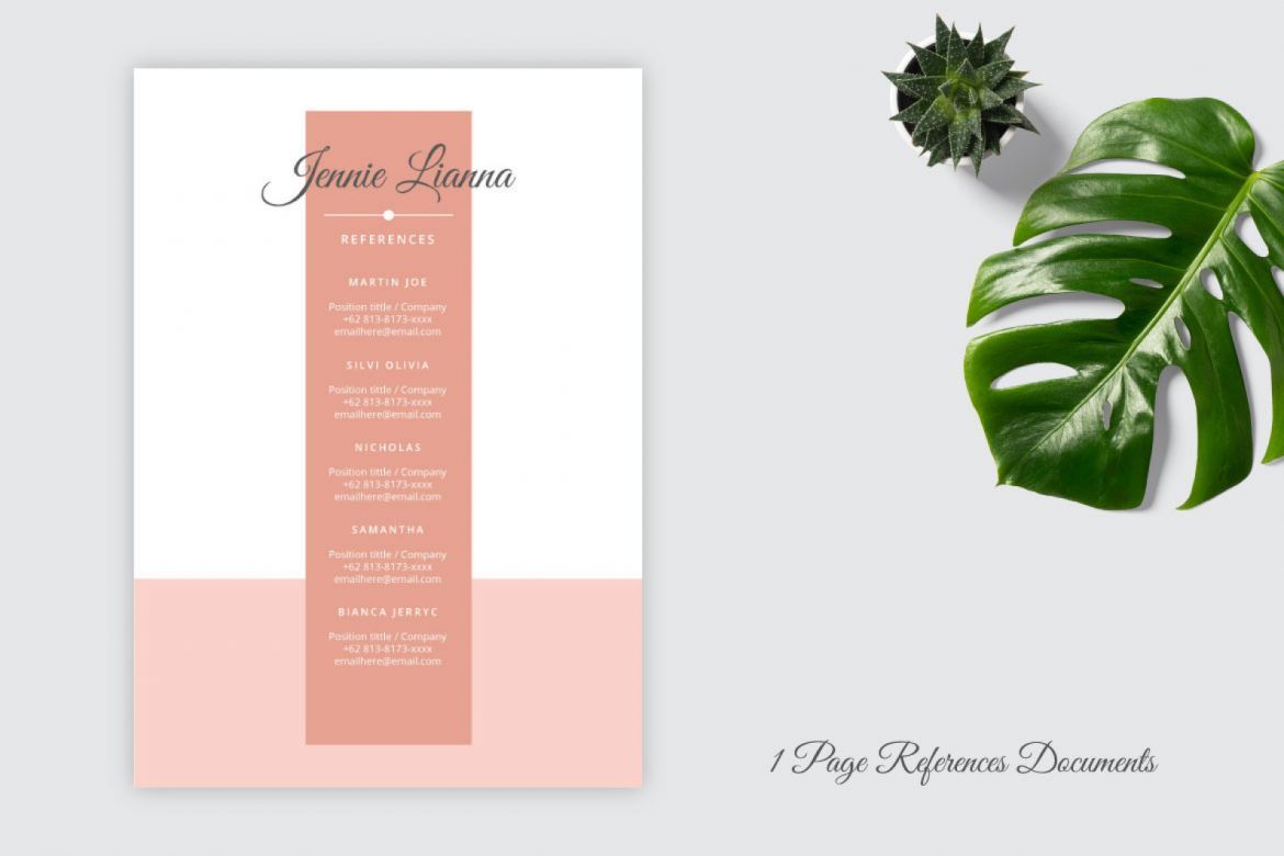 Jennie Resume Template - view 3