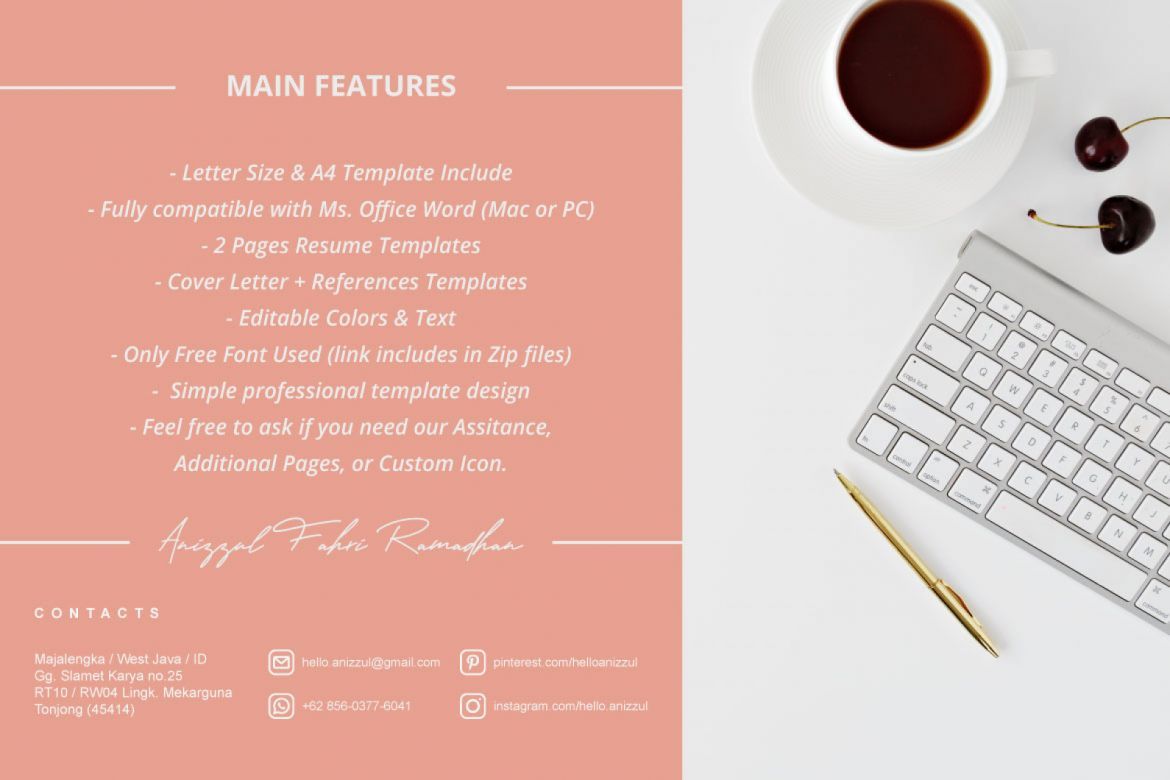 Jennie Resume Template - view 5