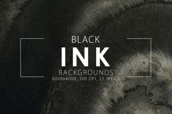 Black Ink Backgrounds 1
