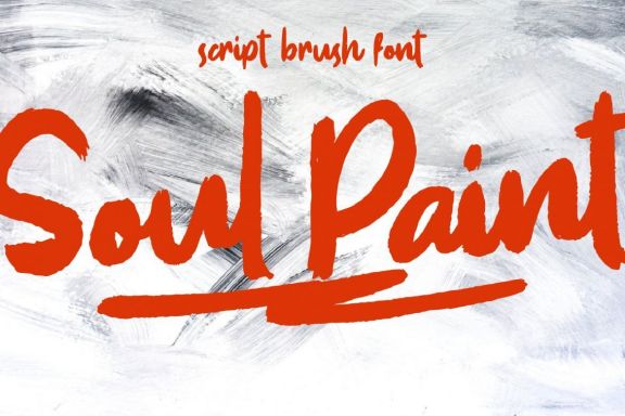 Soul Paint - Handbrush Font