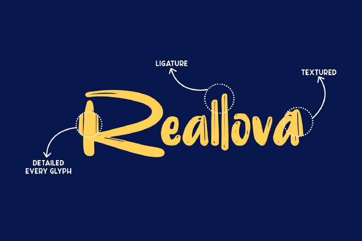 Reallova Handwritten Font - view 3