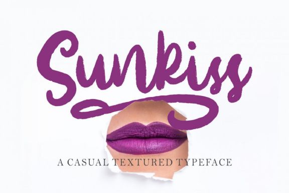Sunkiss - Handbrush Script