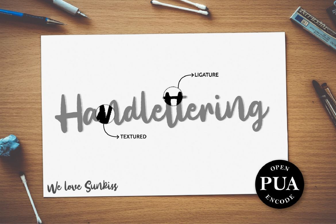 Sunkiss - Handbrush Script alternate