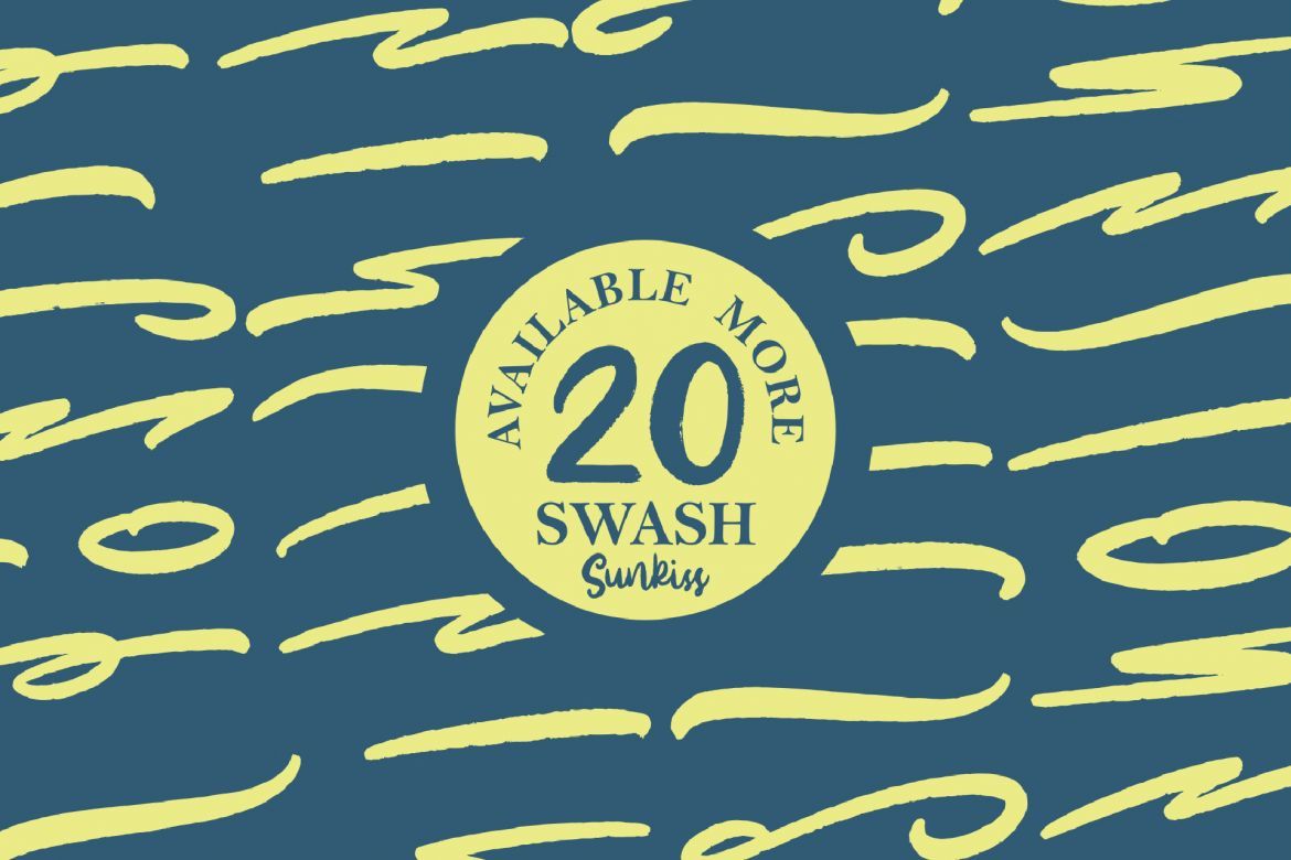 Sunkiss - Handbrush Script - view 8