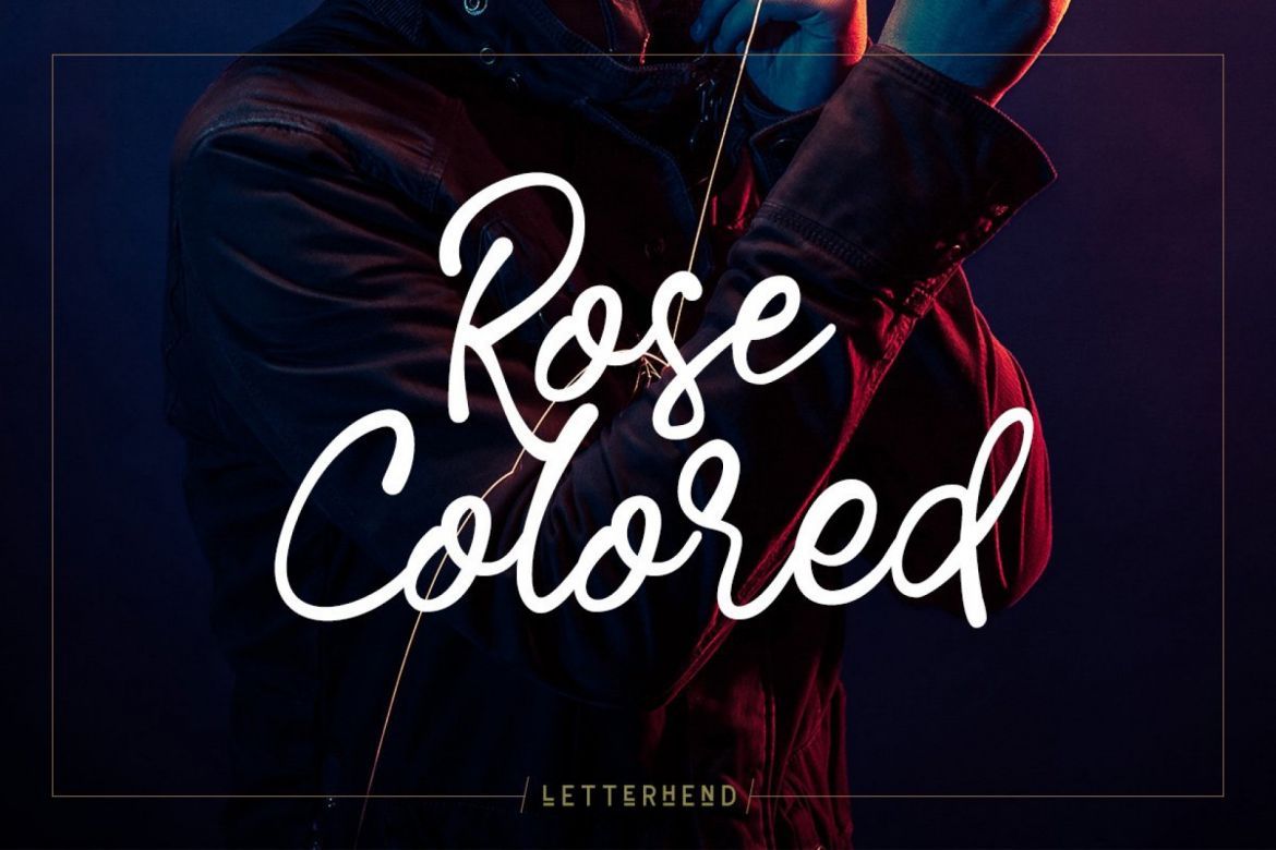 Rose Colored Script - view 2